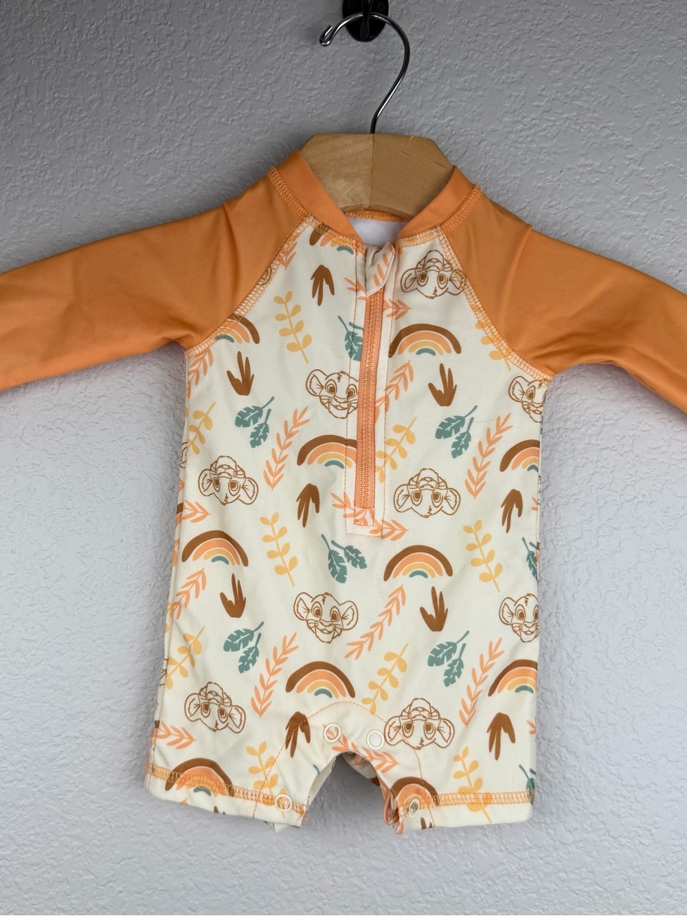 Disney Baby Lion King swim suit romper, 0-3 months